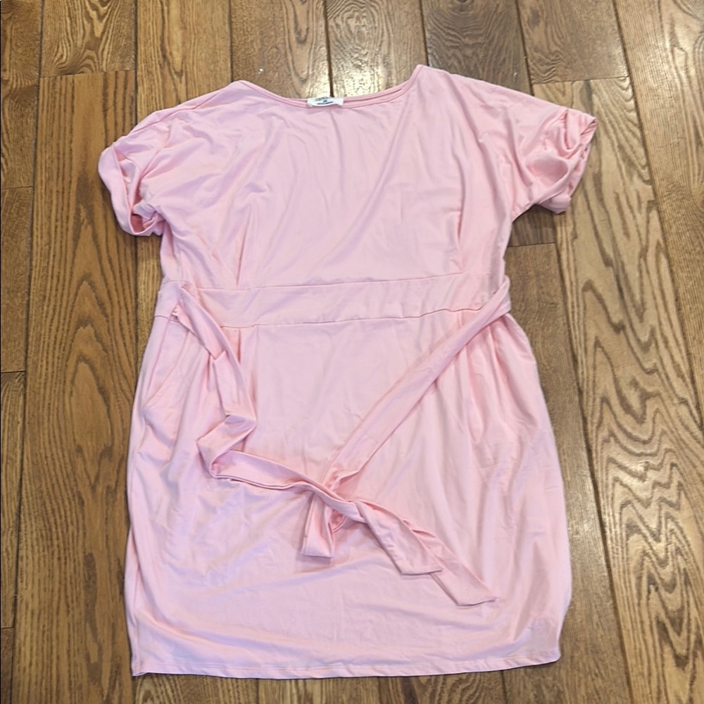 Pink Casual Dress